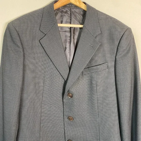 Giorgio Armani Collezioni Men's 42R* Wool Sport Coat Dinner Jacket Blazer Gray